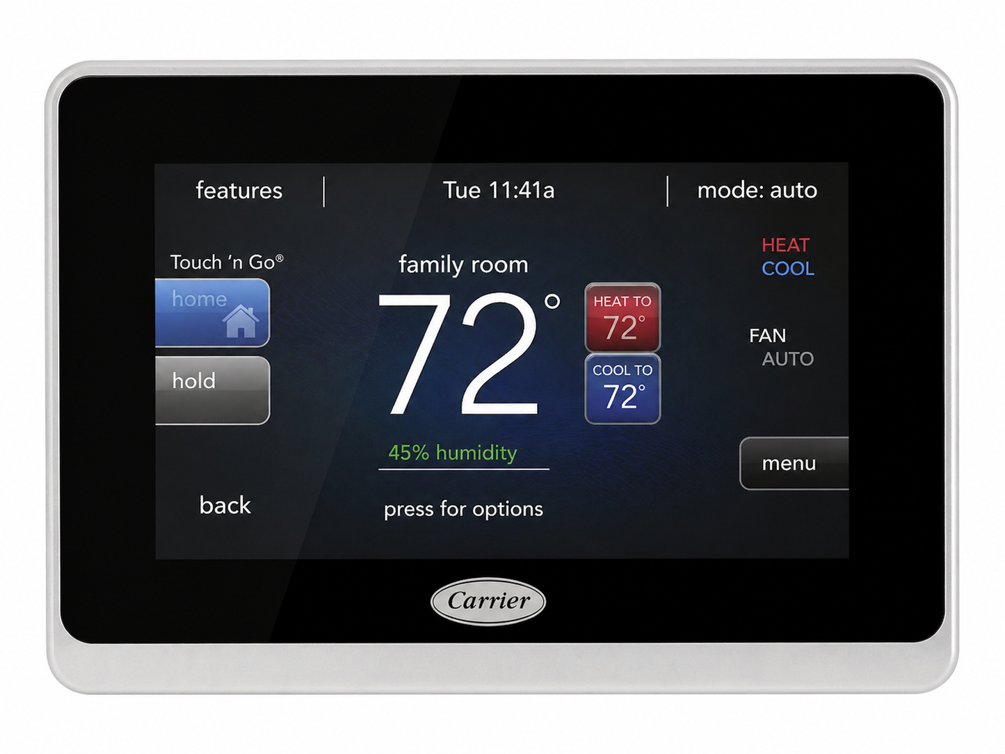 Carrier Smart Thermostat TSTATCCEWF-01 – WiFi Programmable