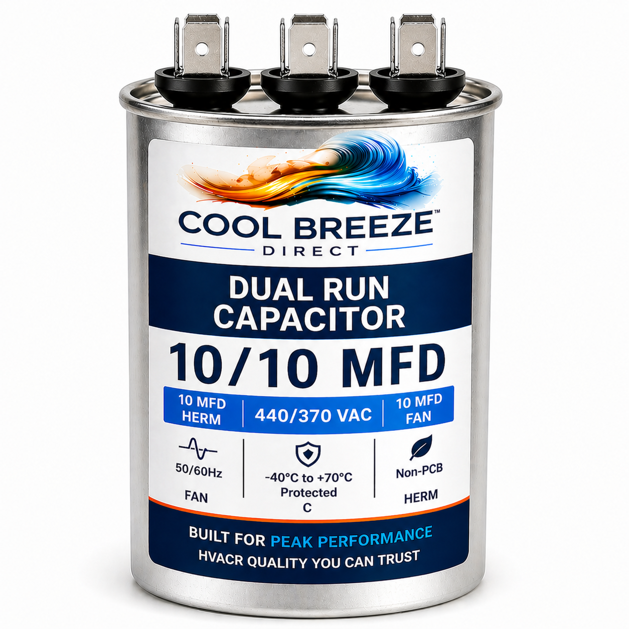 Dual Run Capacitor | HVAC Replacement Capacitor | Multiple Sizes Available