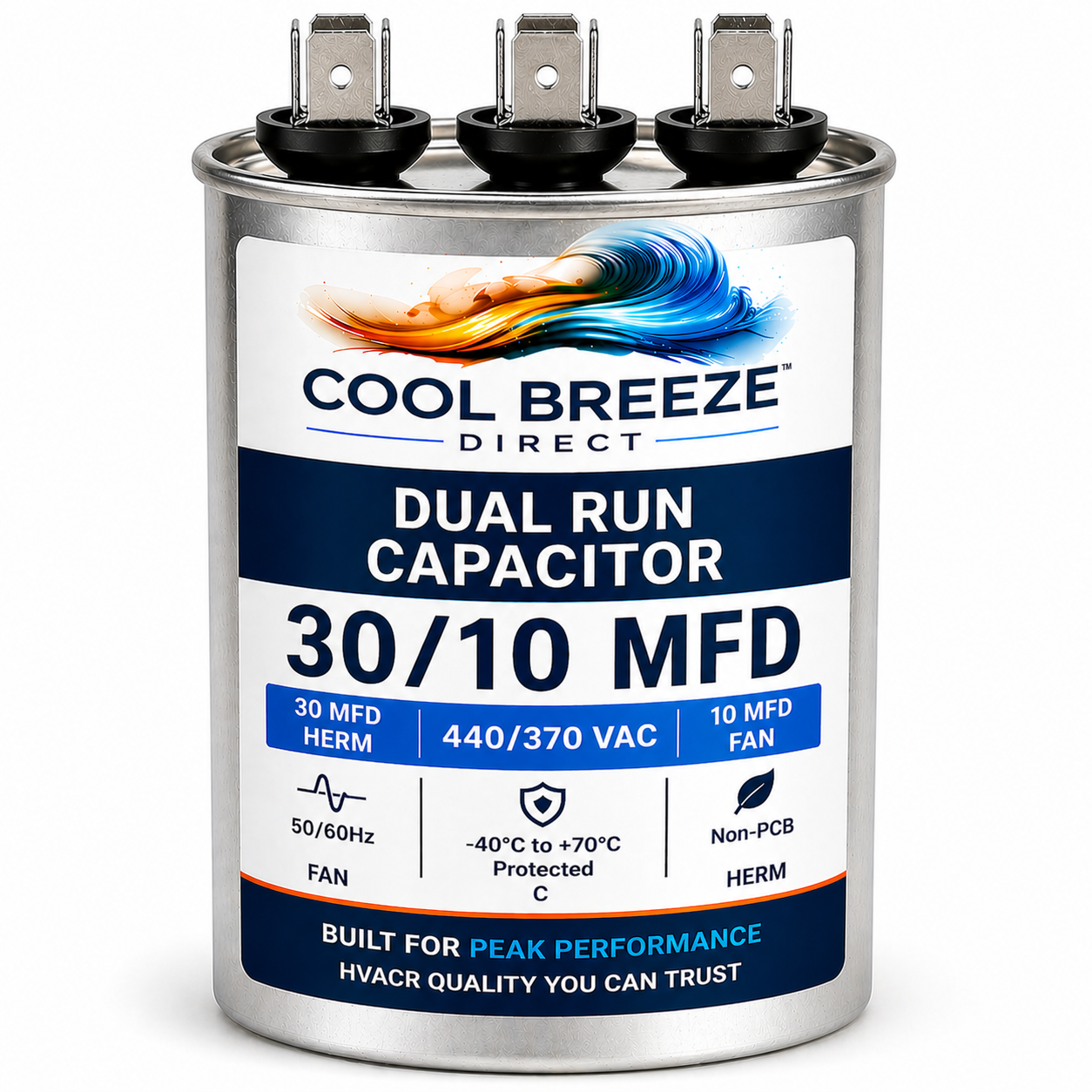 Dual Run Capacitor | HVAC Replacement Capacitor | Multiple Sizes Available