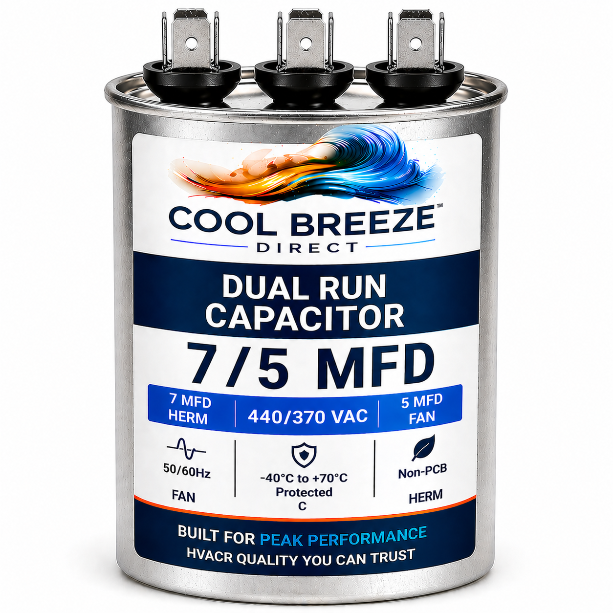 Dual Run Capacitor | HVAC Replacement Capacitor | Multiple Sizes Available