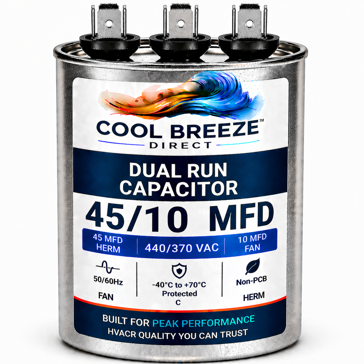 Dual Run Capacitor | HVAC Replacement Capacitor | Multiple Sizes Available