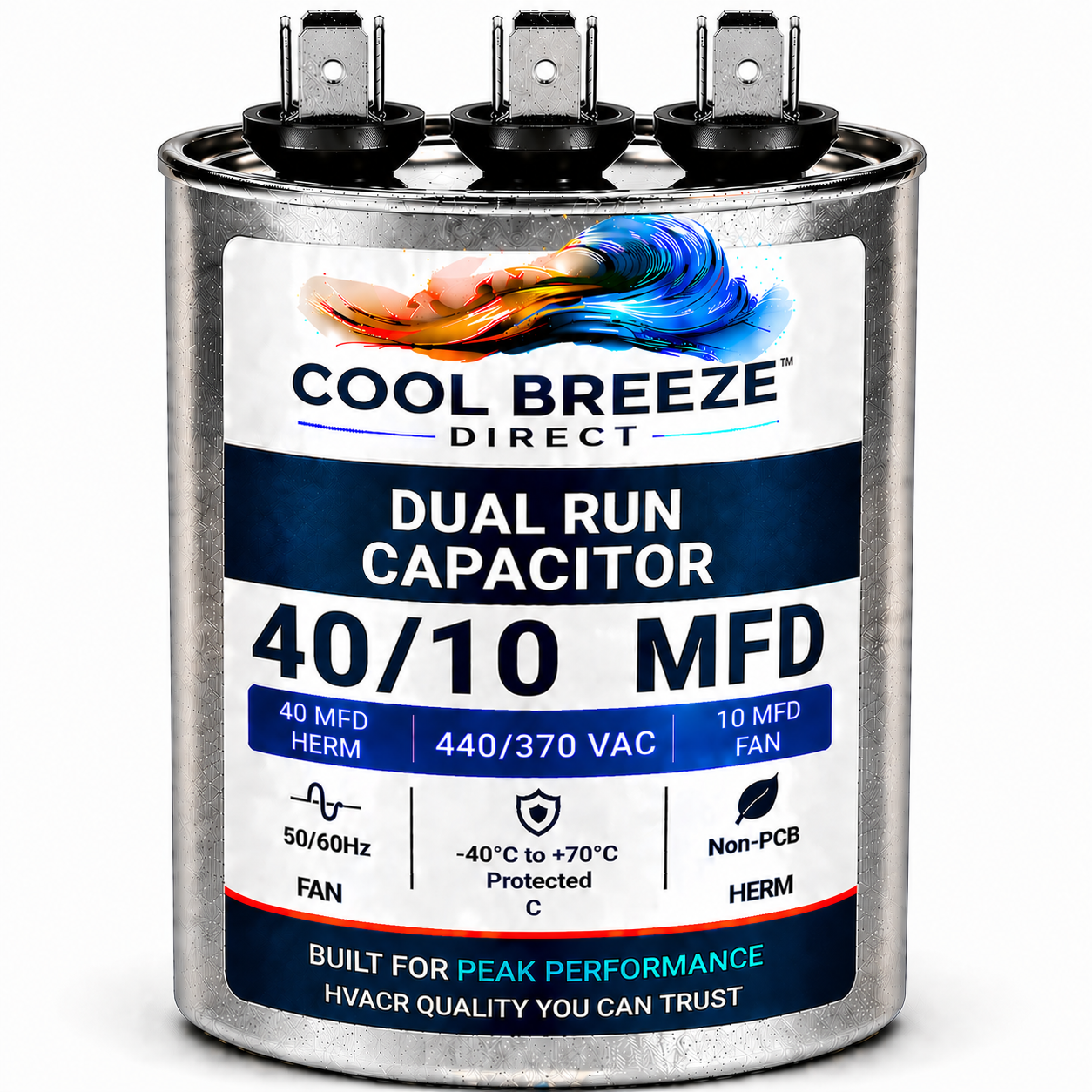 Dual Run Capacitor | HVAC Replacement Capacitor | Multiple Sizes Available