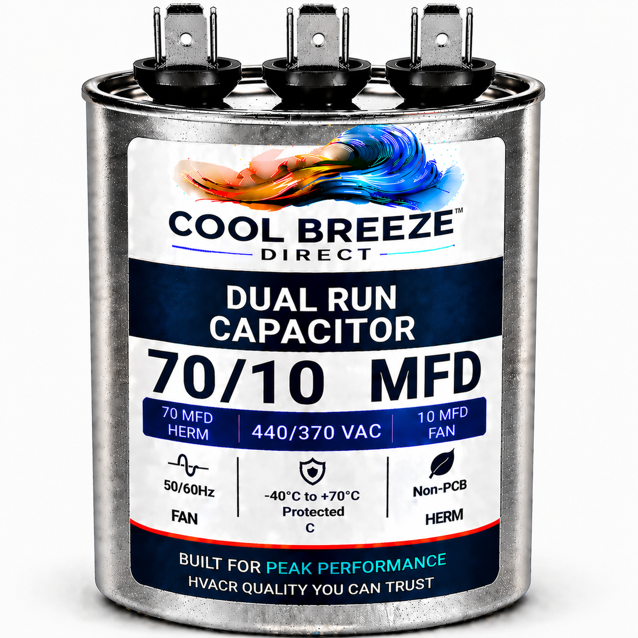 Dual Run Capacitor | HVAC Replacement Capacitor | Multiple Sizes Available
